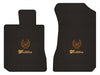 Lloyd Berber Front Mats for '69-70 Calais W/Cadillac Crest 2 Gold W/Black on Gol