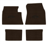 Lloyd Loop Front & Rear Mats for '59-60 Bel Air W/Black Outline Chevy Bowtie