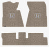 Lloyd Berber Front & Rear Mats for '12-13 Honda Civic W/Silver on Black Honda H