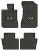 Lloyd Velourtex Front & Rear Mats for '69-71 Chevy Impala W/Silver on Black SS