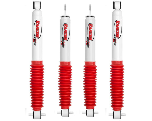 Rancho RS5000X Gas Shocks Set for 1996-2006 Jeep Wrangler 4WD TJ LJ