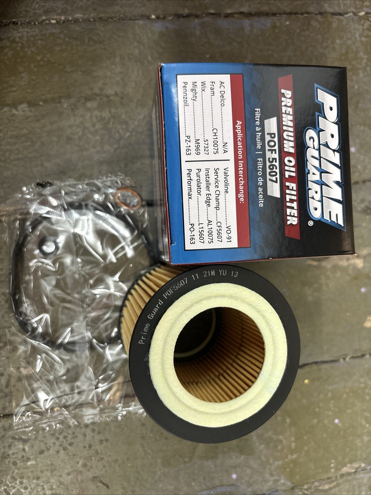 Lot Of 4 Engine Oil Filter Prime Guard POF5607