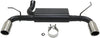 817729 12-18 Jeep Wrangler Jk 3.6L Fii Axle-Back Exhaust System Dor 4, Black