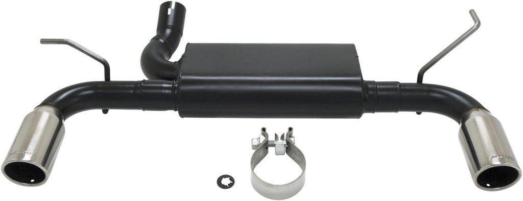 817729 12-18 Jeep Wrangler Jk 3.6L Fii Axle-Back Exhaust System Dor 4, Black