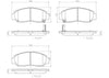 Brembo Front Disc Brake Pad Set for 03-07 Accord (P28047N)