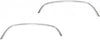 For Chevy K1500 Suburban 1999 Wheel Arch Molding Driver and Passenger Side | Pair | Front | Chrome | GM1290108, GM1291108 | 15546443, 15546444