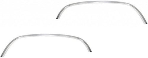 For Chevy K1500 Suburban 1999 Wheel Arch Molding Driver and Passenger Side | Pair | Front | Chrome | GM1290108, GM1291108 | 15546443, 15546444
