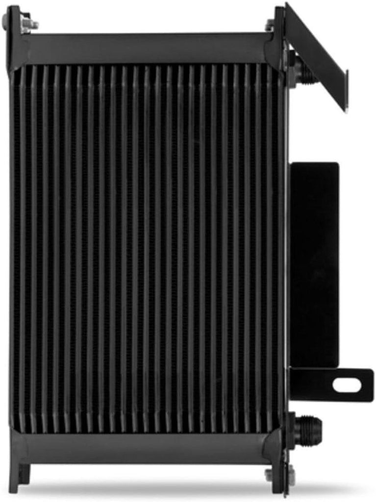 MMOC-EVO-01BK Oil Cooler Heat Exchanger Kit Compatible with Mitsubishi Lancer Evo 7/8/9 2001-2007 Black