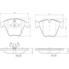 Brembo Front Disc Brake Pad Set for BMW (P06055N)