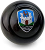 ZA788132 Wolfsburg Black Gear Shift Knob M12 & M7 Bus Beetle GHIA Thing Split Oval