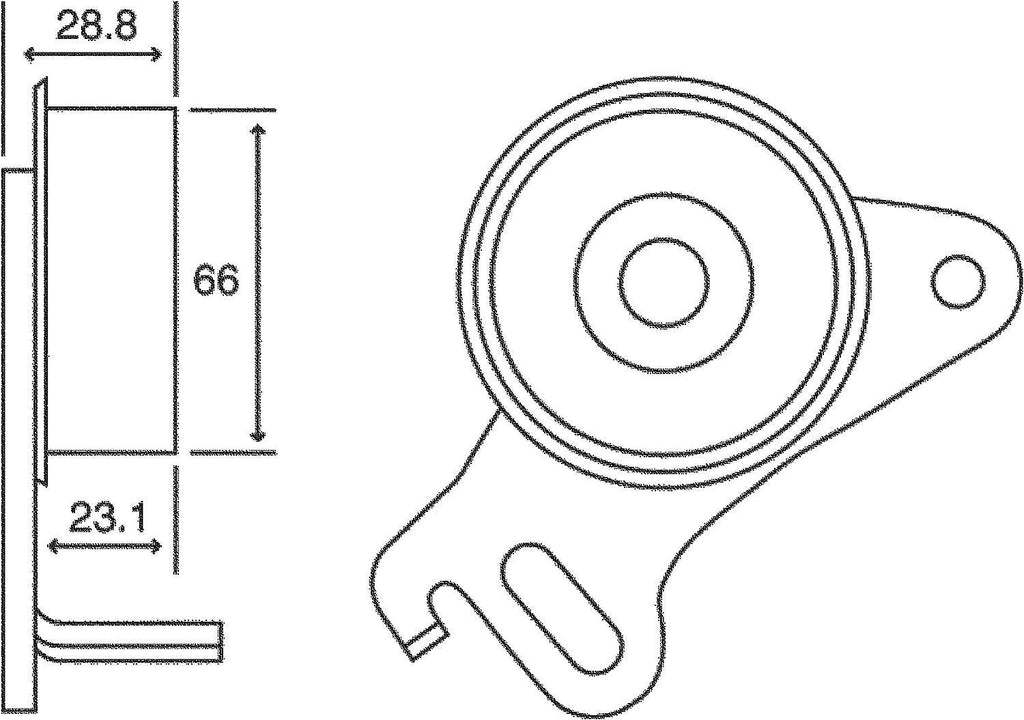 Professional T41049 Engine Balance Shaft Belt Tensioner