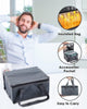 Buddew Electric Lunch Box 80W Food Heater for Adults, 12/24/110V Portable Lunch Warmer Upgraded Heated Lunch Box for Car/Truck/Office with SS Fork&Spoon and Insulated Carry Bag (Green)