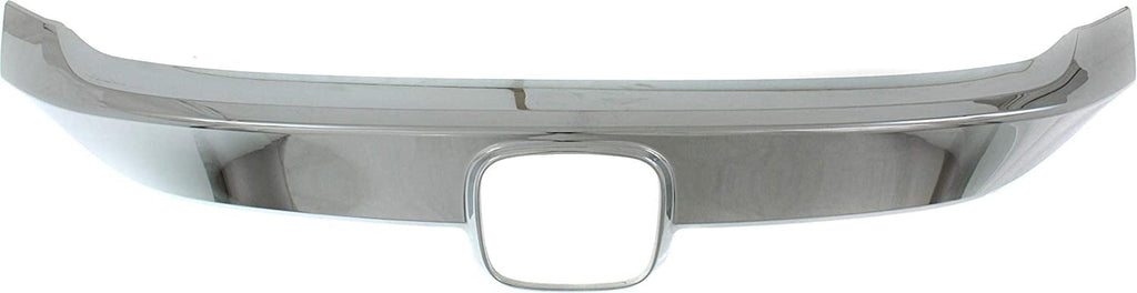 Evan-Fischer Grille Molding Compatible with 2016-2018 Honda Civic Chrome Coupe/Sedan
