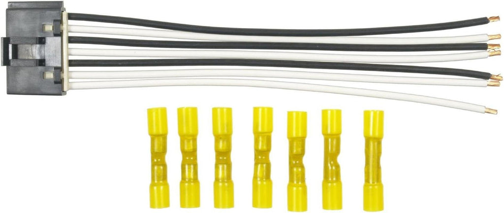 Professional PT2485 Heater and Air Conditioning Blower Motor Resistor Pigtail , Black