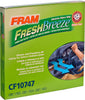 Fresh Breeze Cabin Air Filter with Arm & Hammer Baking Soda, CF10747 for Select Dodge and Jeep Vehicles , White