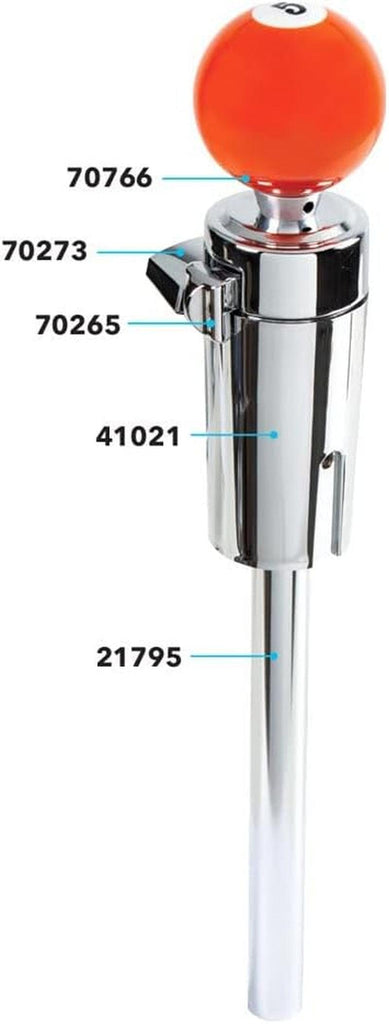 70766 Number "5" Pool Ball Gearshift Knob for 13/15/18 Speed Eaton Style Shifters