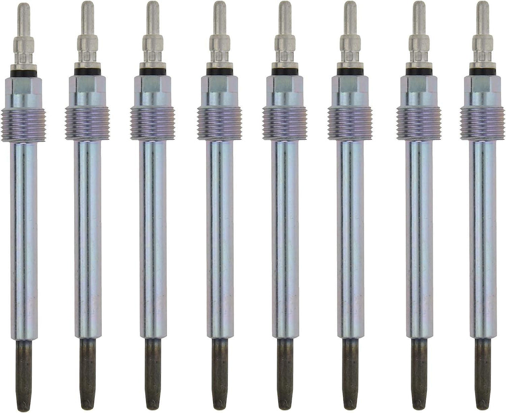Premium Set 8 Diesel Glow Plugs for E-350 Super Duty Excursion F-550 Super Duty V8