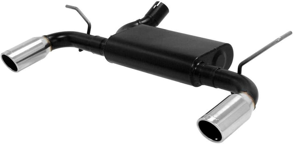 817729 12-18 Jeep Wrangler Jk 3.6L Fii Axle-Back Exhaust System Dor 4, Black