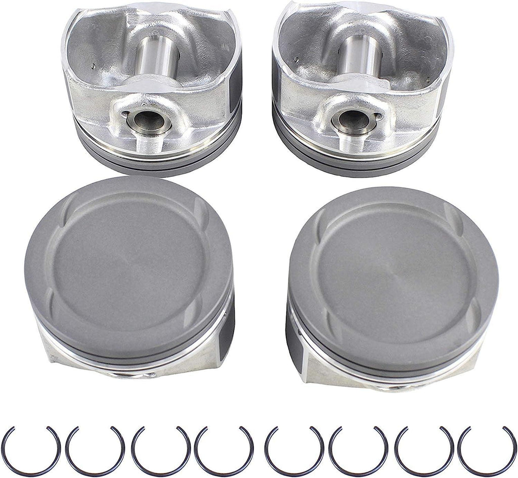 DNJ P343 Piston Set for 2011-2015 / Buick, Chevrolet/Cruze, Encore, Sonic, Trax / 1.4L / DOHC / L4 / 16V / 83Cid / LUJ, LUV/VIN 9, VIN B, VIN C