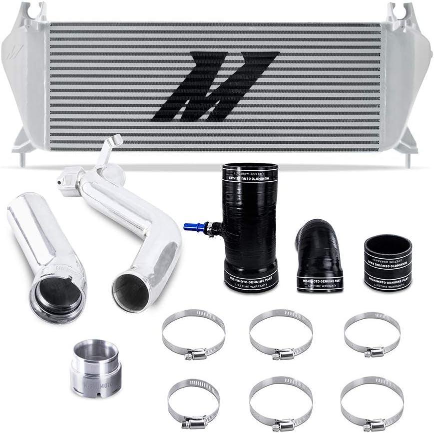 MMINT-RGR-19KSLP Performance Intercooler Kit, Compatible with Ford Ranger 2.3L Ecoboost 2019+, Silver Intercooler, Polished Pipes