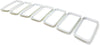 For Jeep Grand-Cherokee 2014 2015 2016 Grille Trim Ring | 7 Pieces Set | Painted Silver | Made of ABS Plastic | Replacement for CH1210117 | 68241344AA