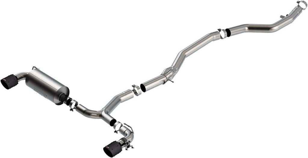 - 2020 Toyota Supra GR 3.0L I6 3In ATAK Catback Exhaust - Carbon Fiber Tips (140826CFBA)