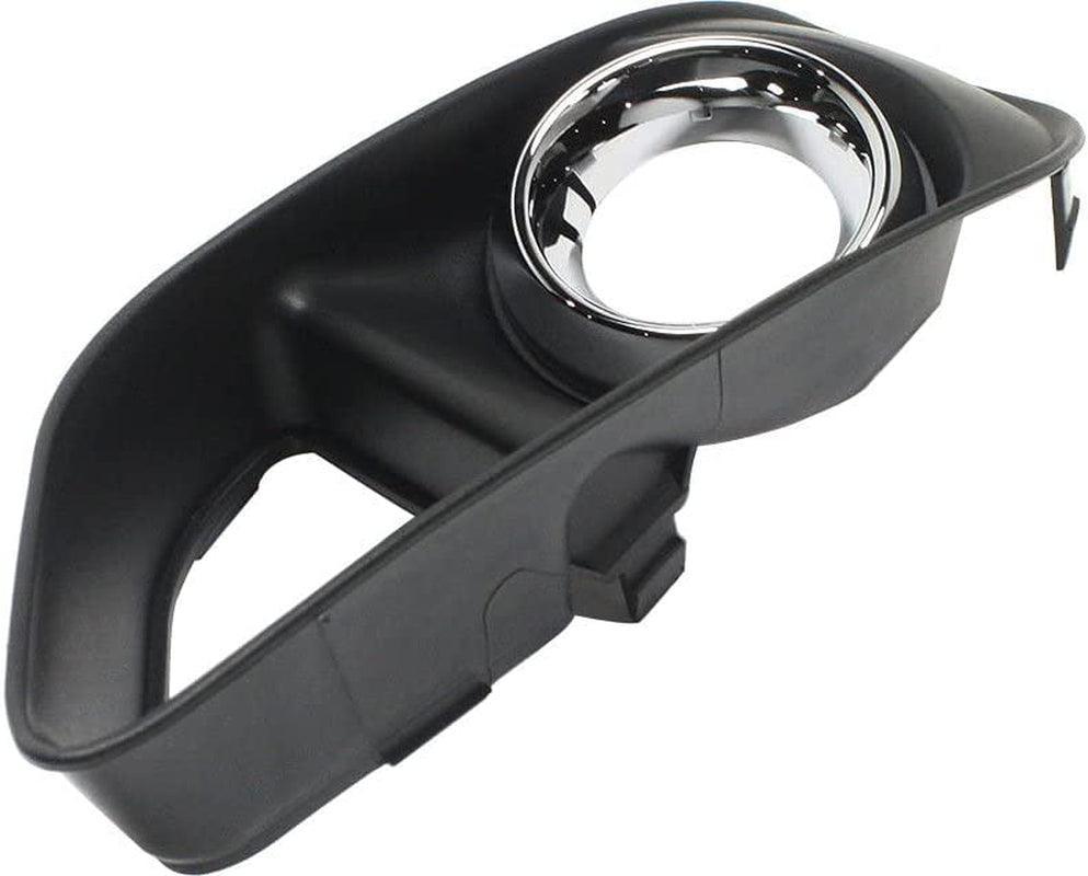 Front Fog Lamp Molding Compatible with 2012-2014 Chrysler 300 Set of 2 Passenger and Driver Side Paint to Match with Chrome Trim with Parking Aid Sensor Holes SRT-8 Model