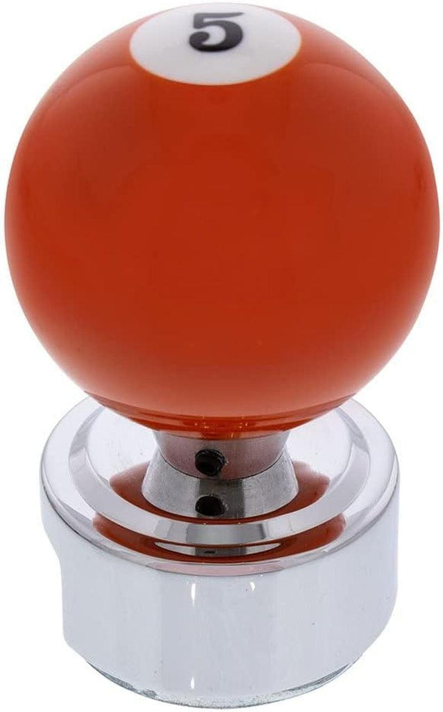 70766 Number "5" Pool Ball Gearshift Knob for 13/15/18 Speed Eaton Style Shifters