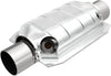 Universal Catalytic Converter Standard Grade Federal/Epa Compliant 91066 - Stainless Steel 2.5In Inlet/Outlet, 13In Overall Length, Pre-And-Post Converter O2 Sensor - Standard GR Replacement