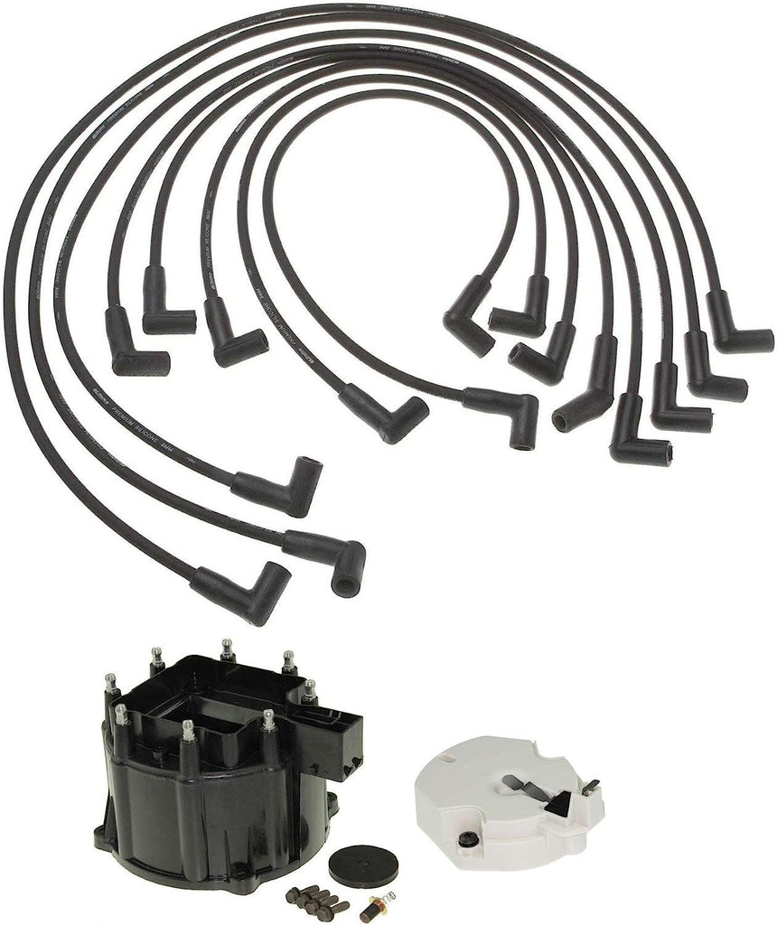 Professional Distributor Rotor Cap & Wires Kit for Corvette 5.7L V8