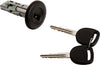 Original Engine Management  Ignition Lock Cylinder, Silver/Black