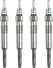 Premium Set of 4 Diesel Glow Plugs for Volkswagen Beetle Golf Jetta Passat 1.9L L4