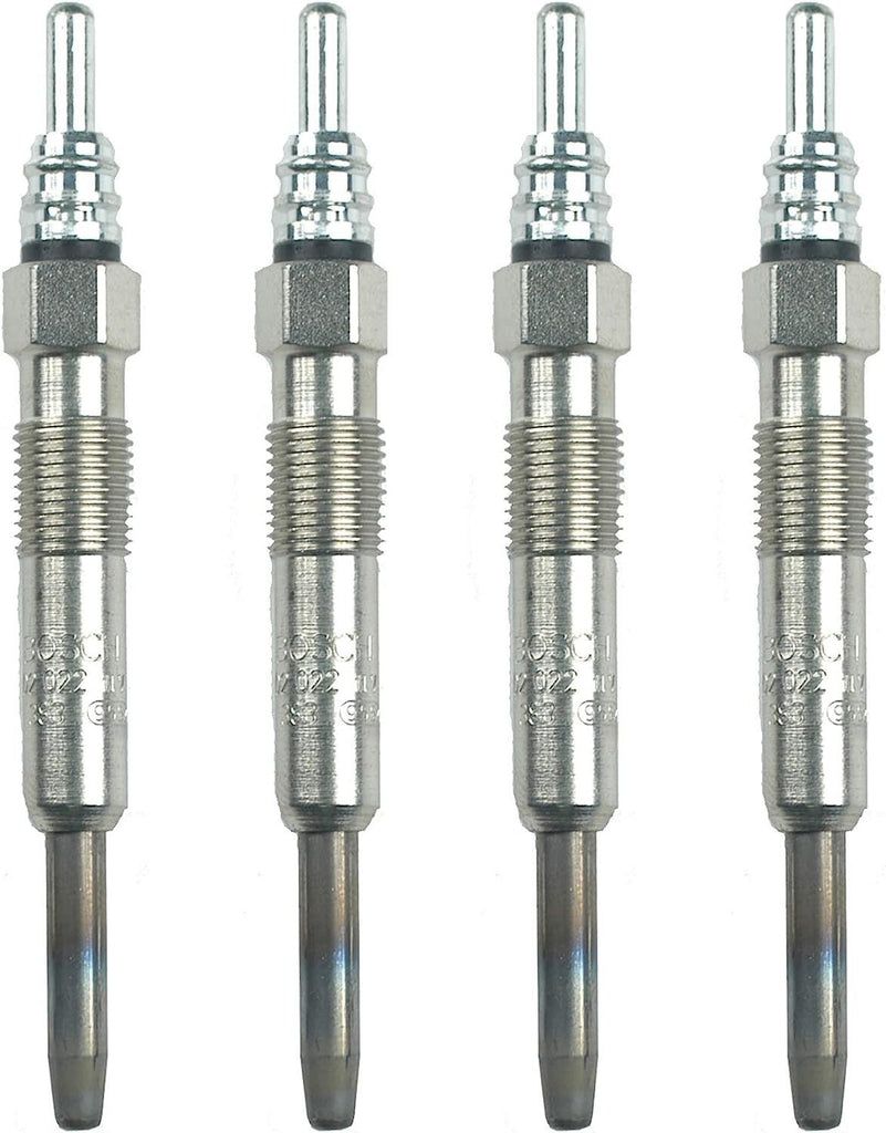 Premium Set of 4 Diesel Glow Plugs for Volkswagen Beetle Golf Jetta Passat 1.9L L4