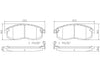Front Disc Brake Pad Set for Sentra, Juke, Cube, Altima, Versa+More (P56065N)