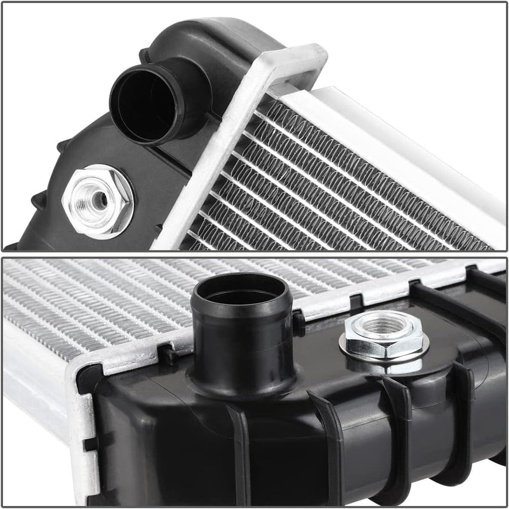  OEM-RA-1475 OE Style Aluminum Core Cooling Radiator Compatible with 92-95 Lumina Apv/Silhouette/Trans Sport, 3.8L with 2 Transmission Oil Coolers