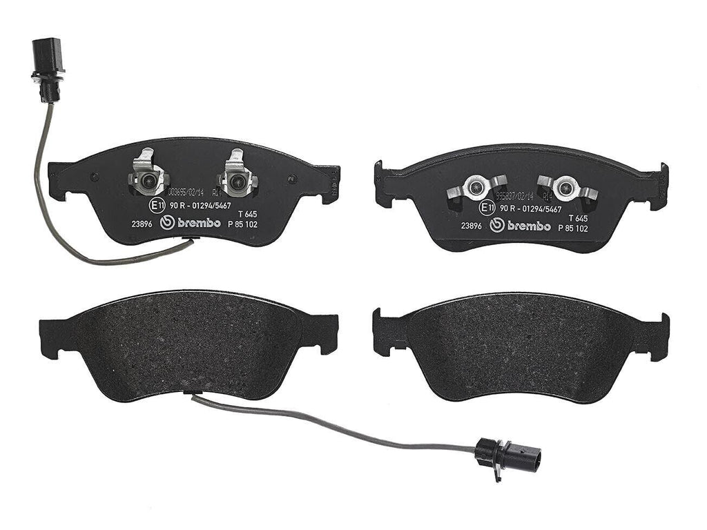 Brembo Front Disc Brake Pad Set for A8 Quattro, Phaeton (P85102)