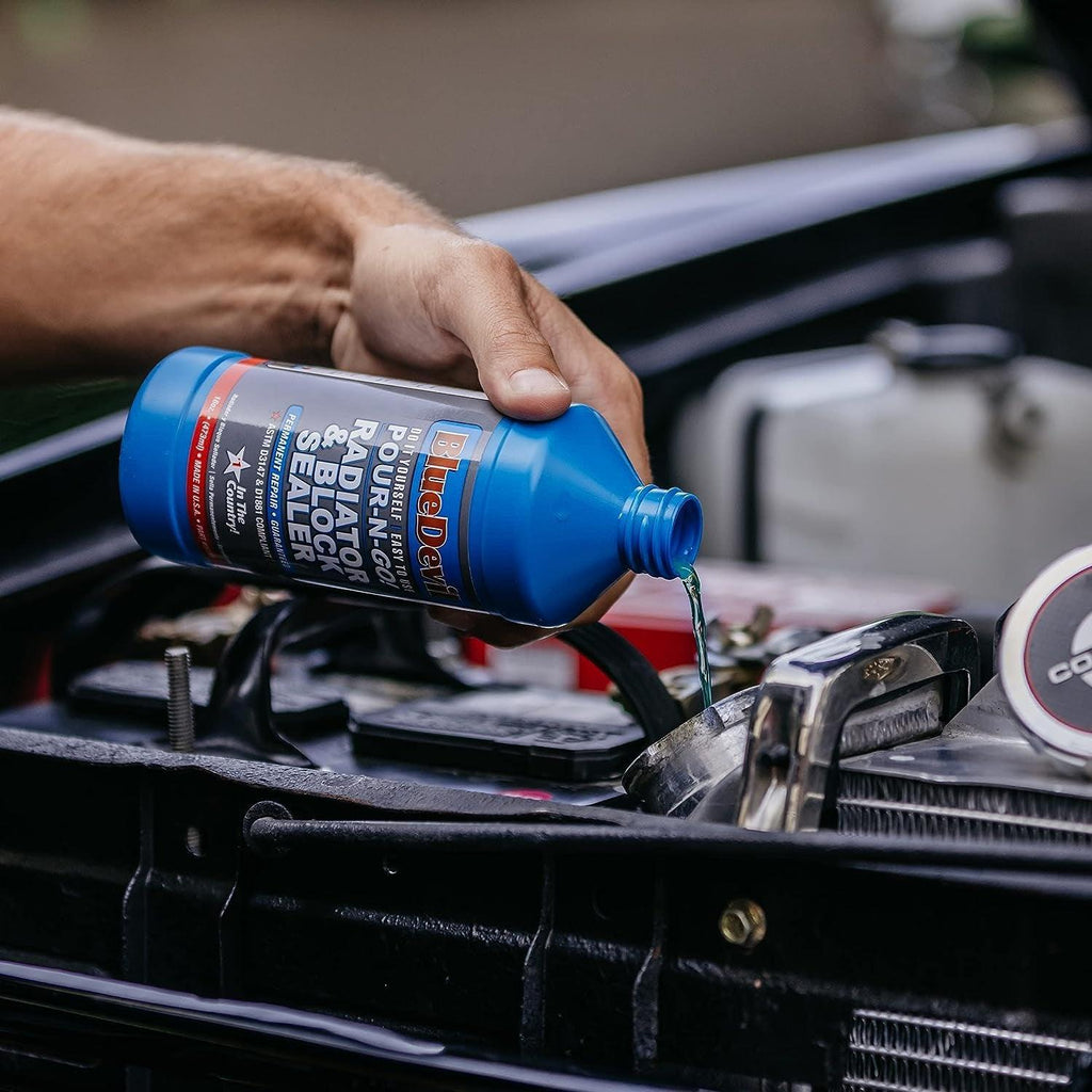 Bluedevil Products 00205 Radiator & Block Sealer - 16 Ounce