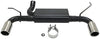 817729 12-18 Jeep Wrangler Jk 3.6L Fii Axle-Back Exhaust System Dor 4, Black