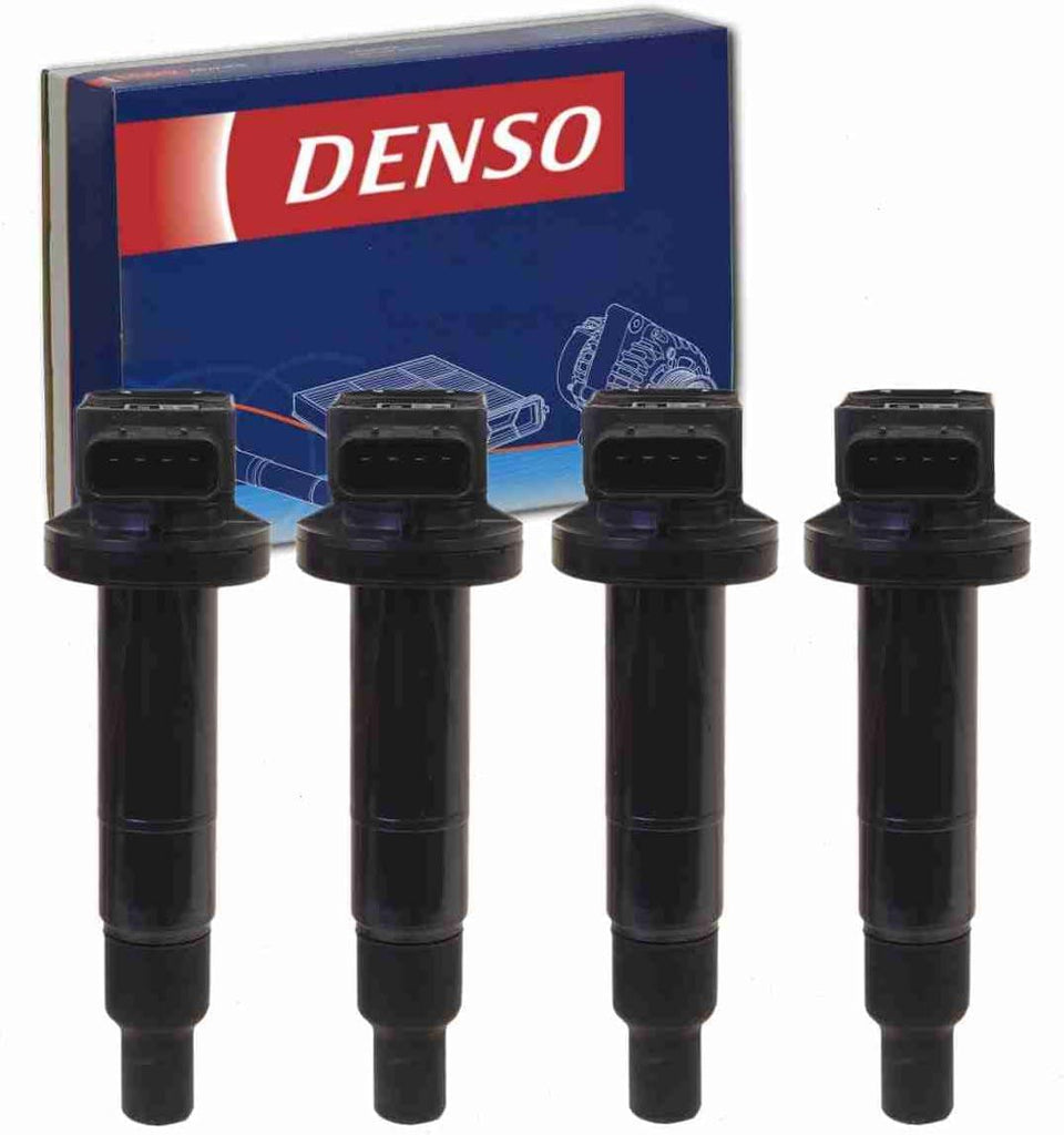 4 Pc DENSO Direct Ignition Coils Compatible with Scion Xb 1.5L L4 2004-2006