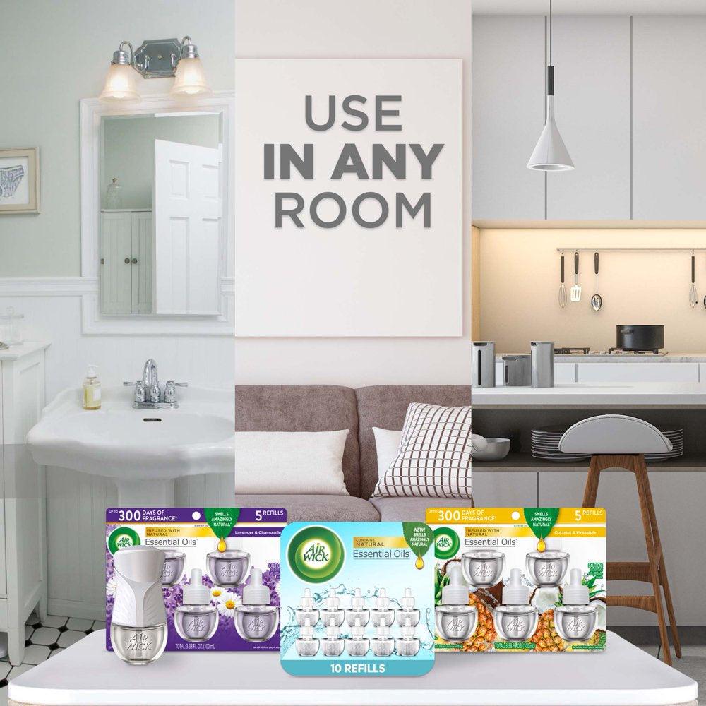 Plug in Scented Oil Refill, 7 Ct, Lavender, Air Freshener, Essential Oils