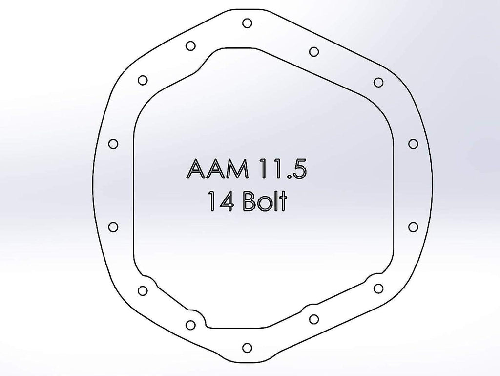 46-70390 Street Series Rear Differential Cover Raw W/Machined Fins