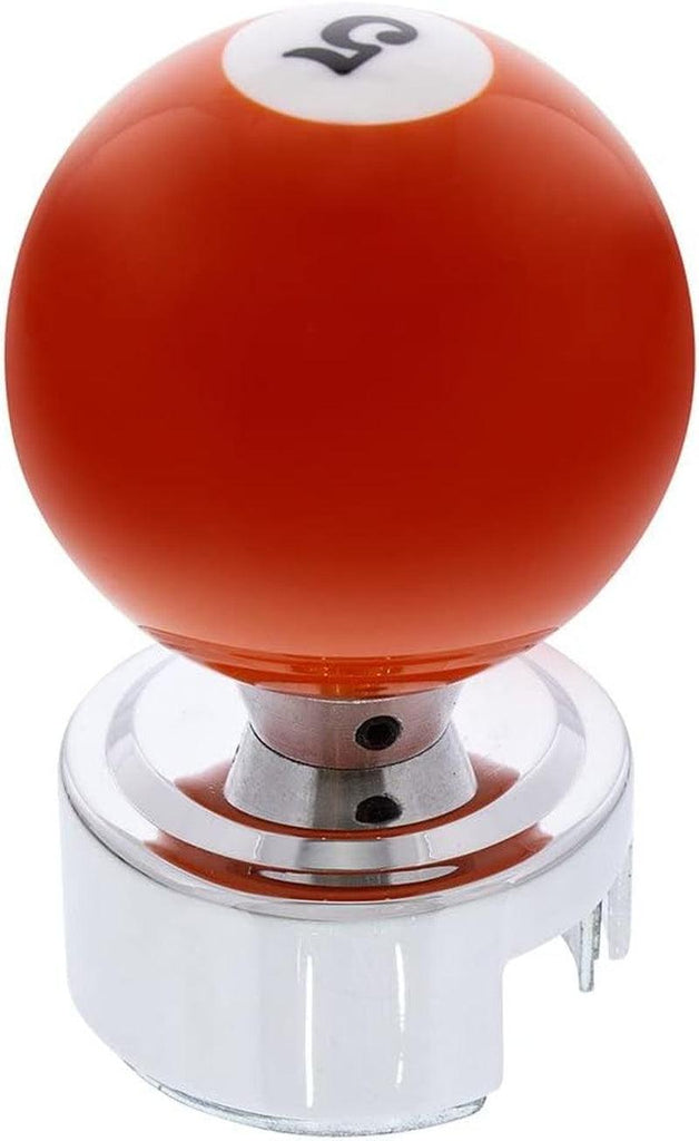 70766 Number "5" Pool Ball Gearshift Knob for 13/15/18 Speed Eaton Style Shifters