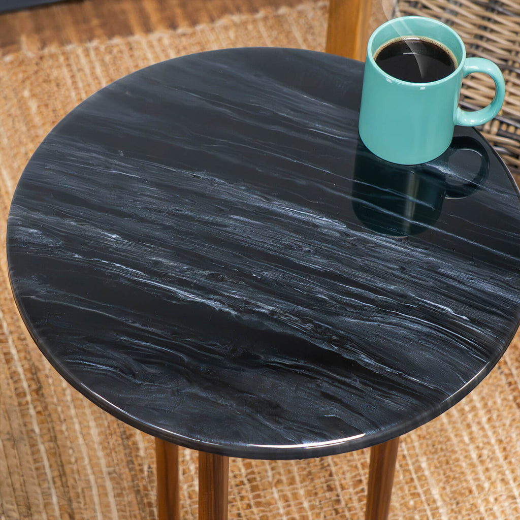 Epoxy Black Marble Effect Countertop Kits