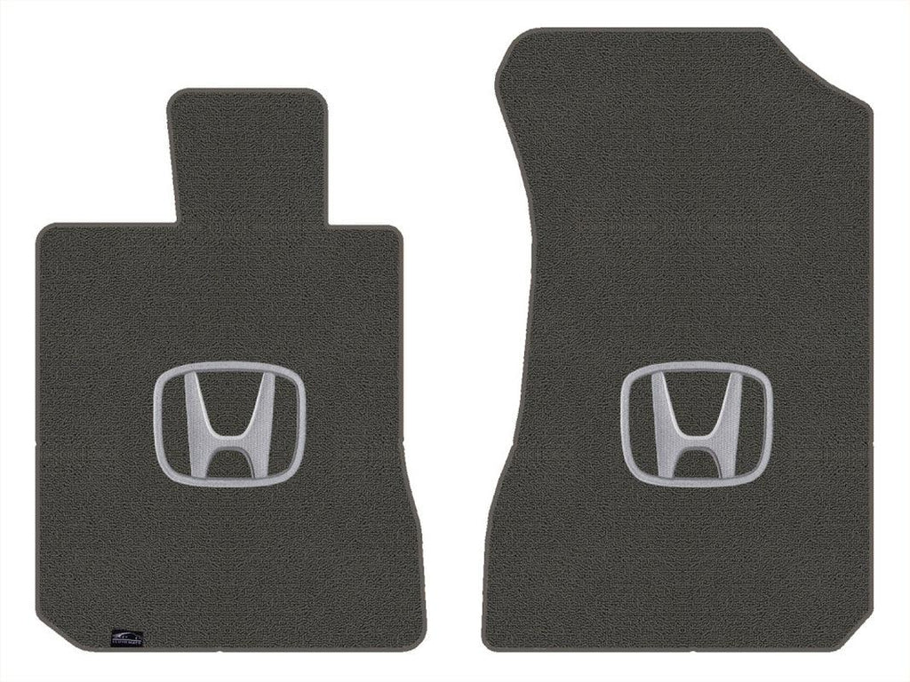 Lloyd Classic Loop Front Mats for '84-85 Honda Accord W/Silver on Black Honda H