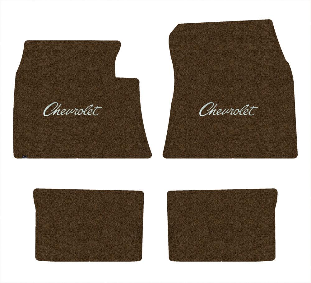 Lloyd Luxe Front & Rear Mats for '59-60 Chevy Bel Air W/Black Chevy Letters