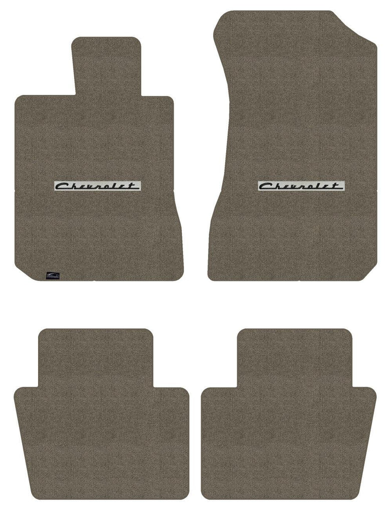 Lloyd Ultimat Front & Rear Mats for '58 Chevy Biscayne W/Black on Silver Chevy