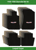 Lloyd Classic Loop Front & Rear Mats for '58 Chevy Bel Air W/Chevy Vintage Crest