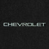 Lloyd Velourtex Front Mats for '99-04 Chevy Tracker W/Chevy Silver on Black