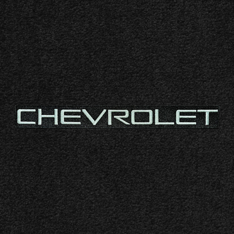 Lloyd Velourtex Front Mats for '99-04 Chevy Tracker W/Chevy Silver on Black