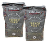 2 Packs Kirkland Signature Whole Bean Coffee, French Roast, 2.5 Lbs